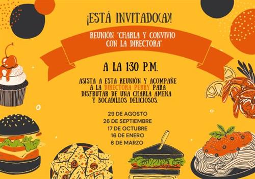 potluck flyer with dates spanish